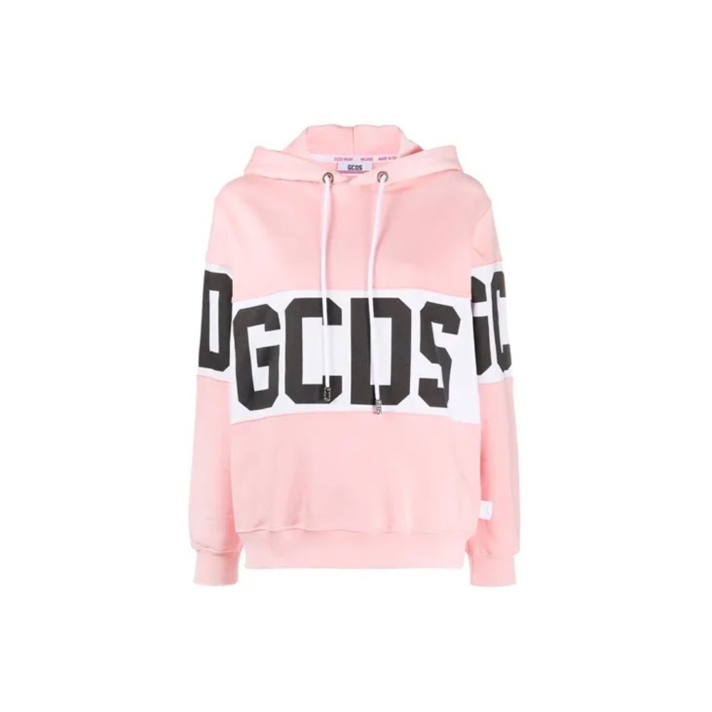 GCDS Pink Logo Sweatshirts Hoodie